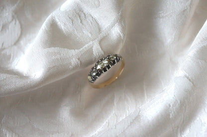 Georgian rose cut diamond ring