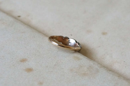 Georgian Rose Cut Diamond Half Hoop Five-stone Ring