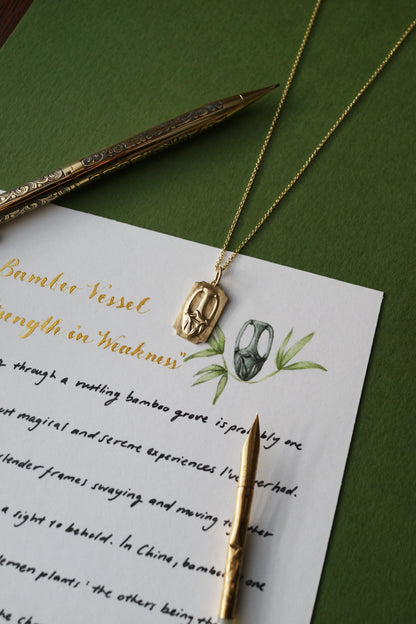 Relievo Necklace - Bamboo Vessel "Strength in Weakness"