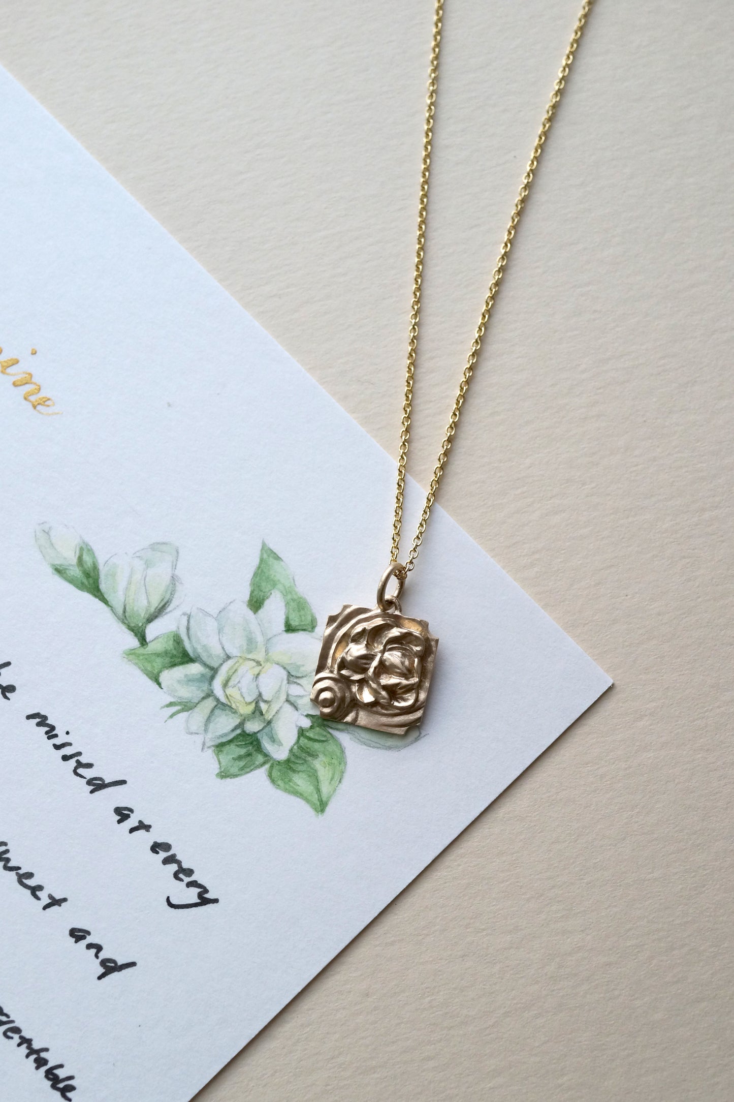 Relievo Necklace - Sweet Jasmine "Divine Love"
