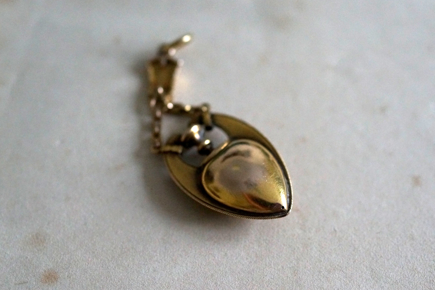 Exceptional Victorian Etruscan Revival Amphora Pendant