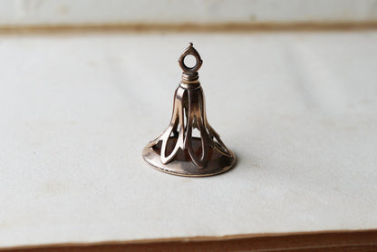 Georgian Heart Padlock Jasper Wax Seal — "I have the key"